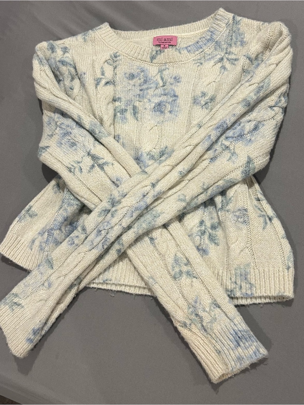 Francesca’s Floral Sweater